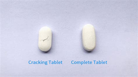 therefore, special take-offs should be used to avoid the cracking of the drugs . . Tablet coating cracking safe to take